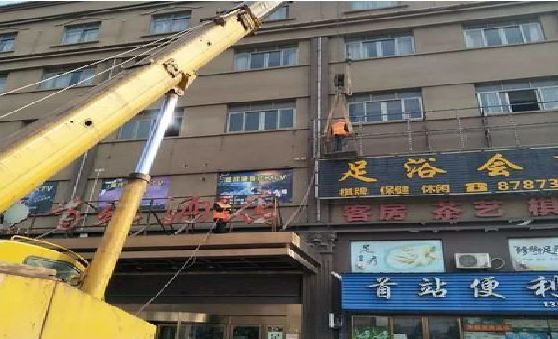 昆明安装较高的门店招牌有什么好的方法？